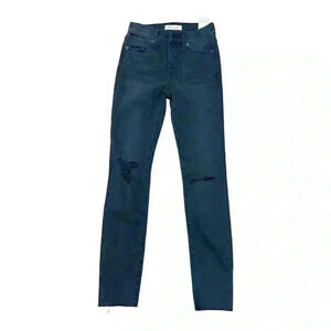 Madewell 9” mid rise skinny jeans new with tags distressed size 24